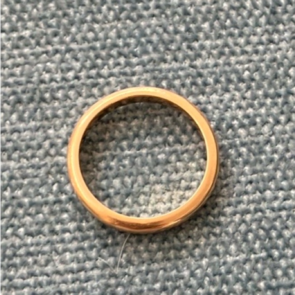 Vintage 1960s 18k Gold Tiffany & Co Wedding Ring Wedding Band, Size 6